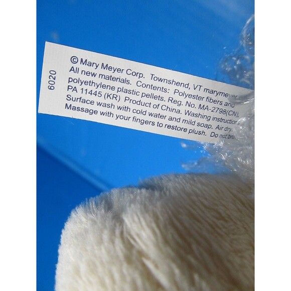 Mary Meyer Baby Sheep Lamb Curly Fur Small Plush Stuffed Animal Toy 6.5" w/Tag - Picture 9 of 10